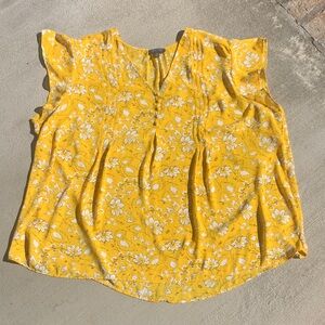 Madison Curvy floral blouse